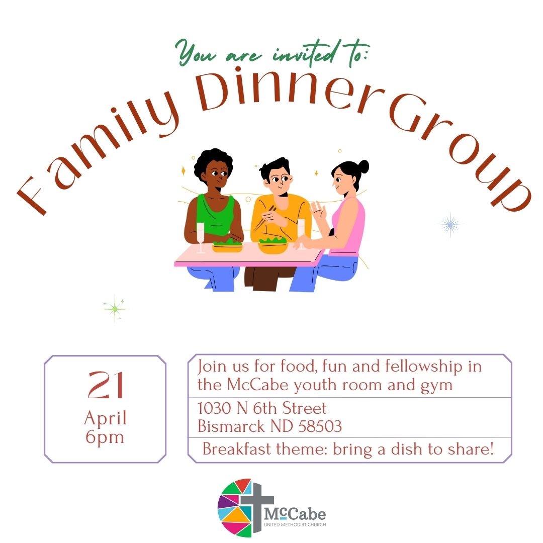 Family Dinner Group McCabe United Methodist Church